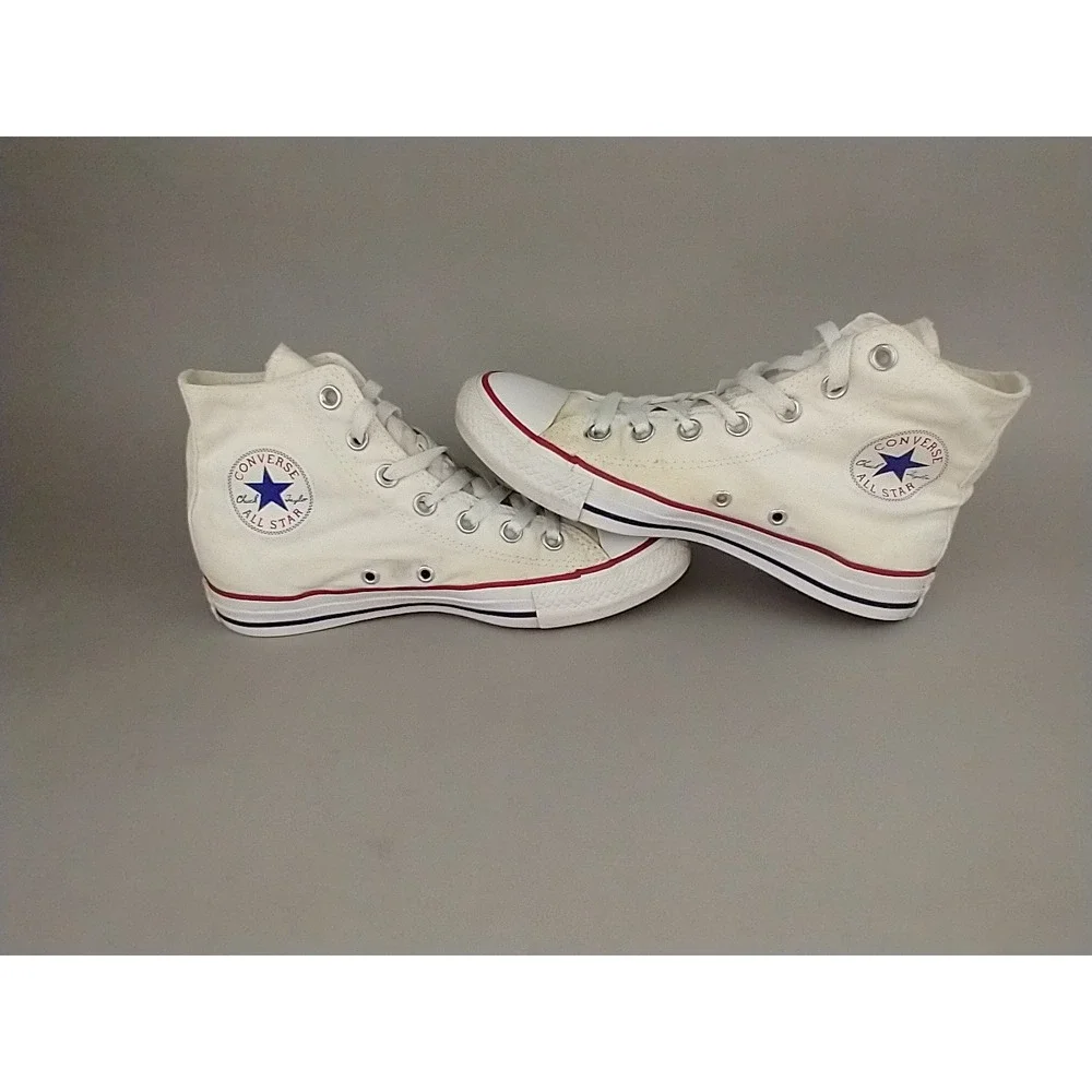 Converse Shoes Womens 7 Mens 5 Chuck Taylor All Star Hi-Top Sneakers White M7650 - Picture 5 of 11